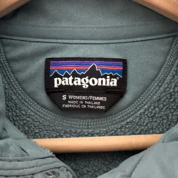 Patagonia Better Sweater Small Teal Pullover Lightweight Outdoor Hiking Camping - Picture 12 of 13